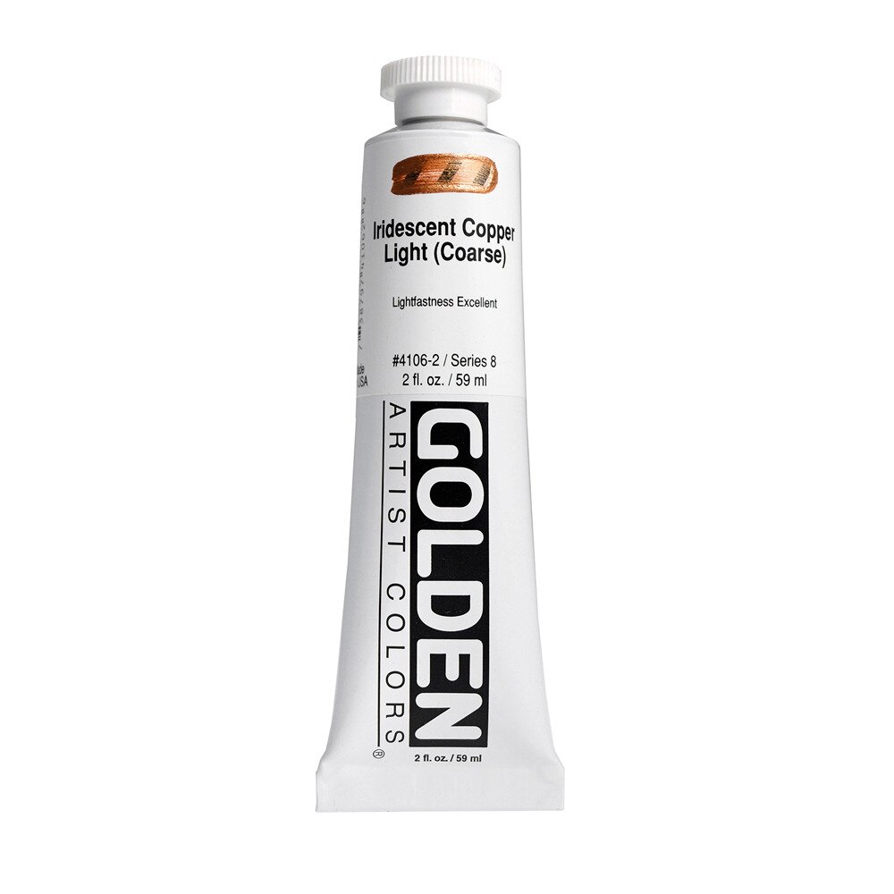 Golden Heavy Body Acrylic Tube 2oz Iridescent Copper